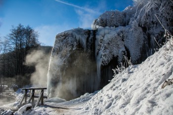 Nohner Wasserfall im Winter